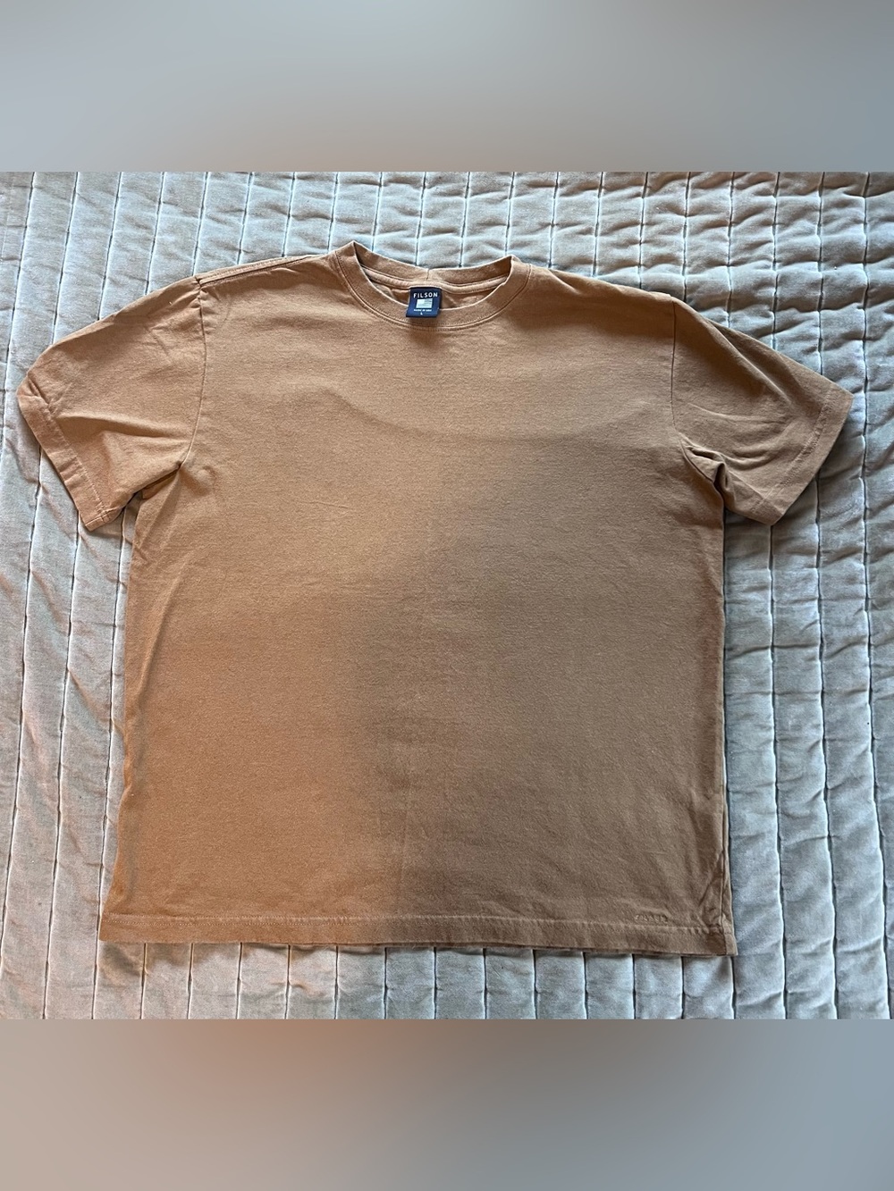 Filson Short-Sleeve Crewneck T-Shirt in Tan